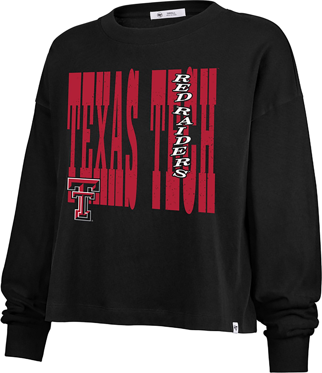 '47 Women's Texas Tech Red Raiders Bold Stack Sydney Long Sleeve T-shirt