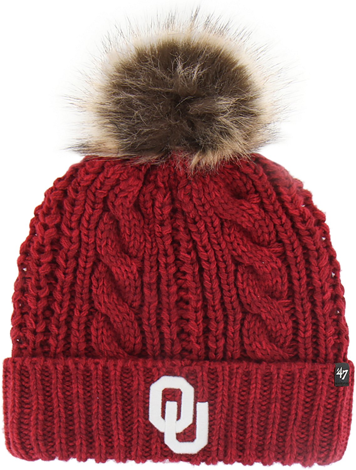 '47 Women's Oklahoma Sooners Primary Logo Meeko Cuff Knit Beanie