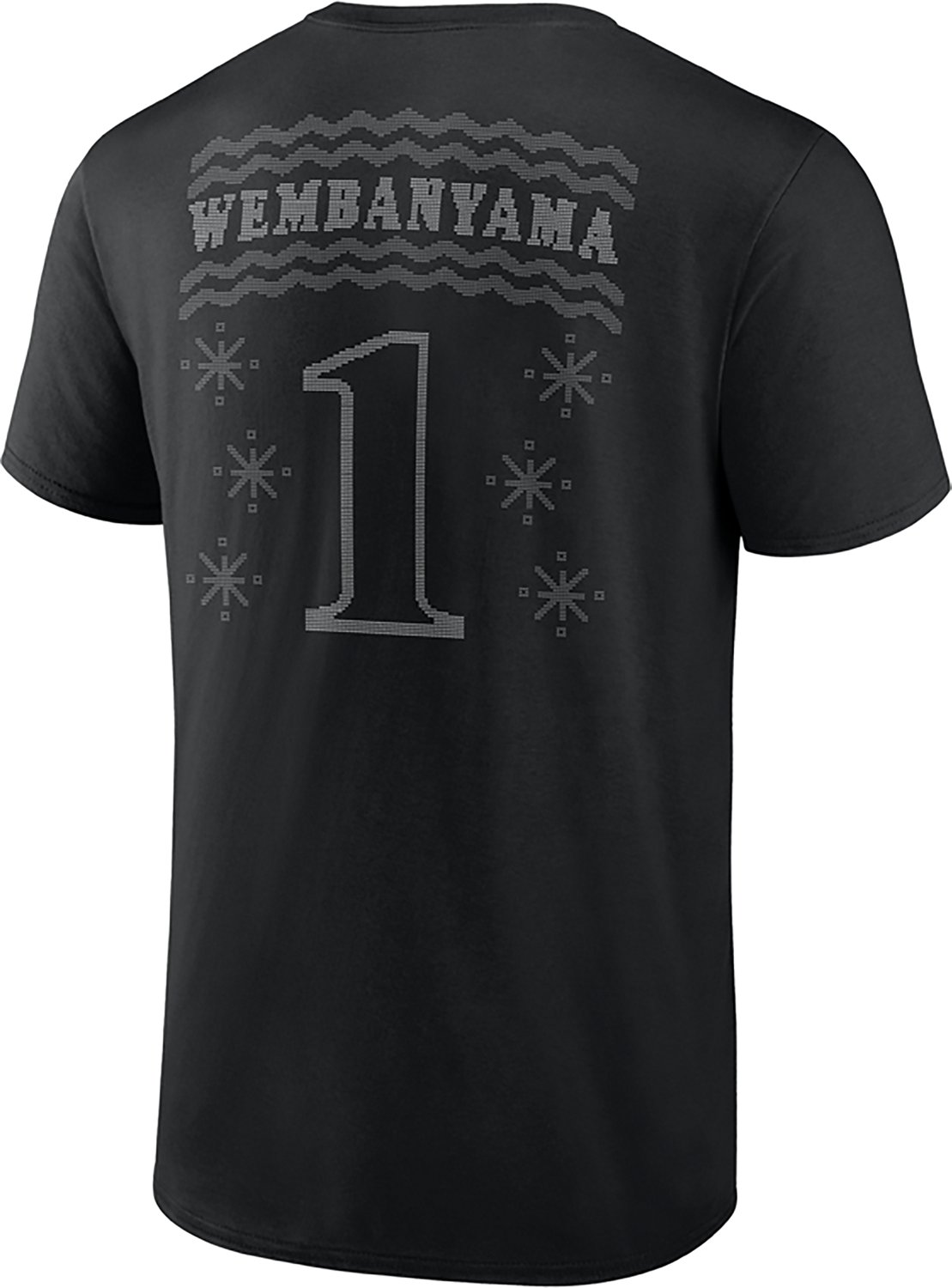 Fanatics Men's San Antonio Spurs Ugly Sweater Victor Wembanyama #1 Graphic T-shirt - view number 3