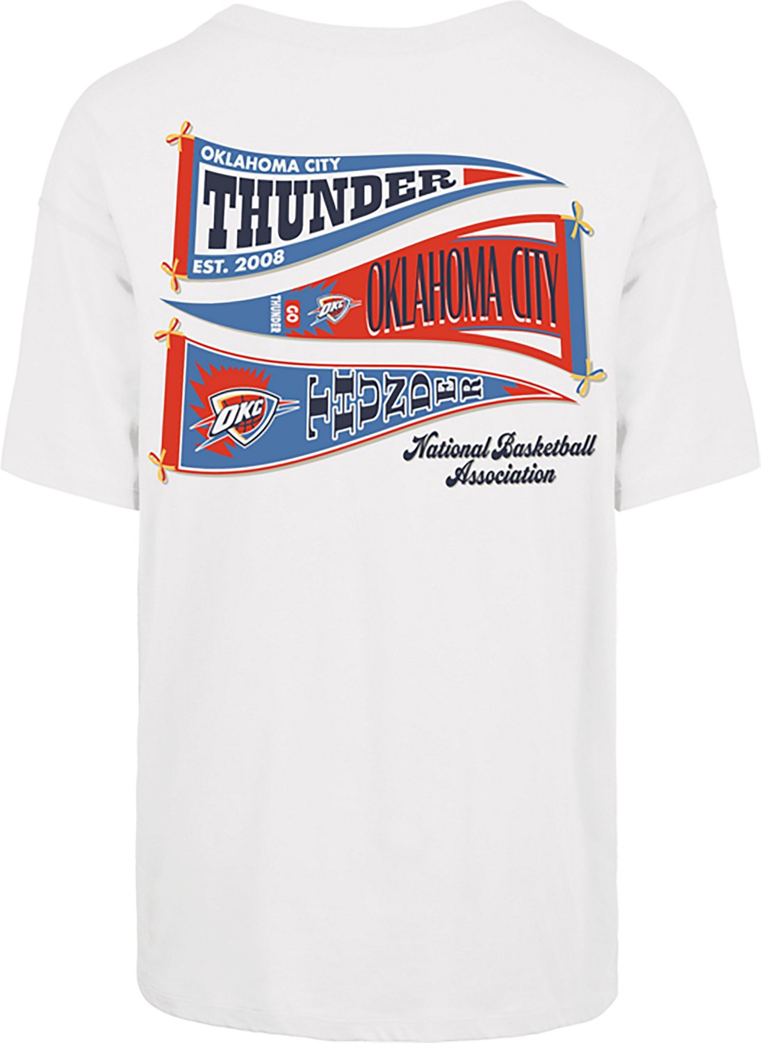'47 Women's Oklahoma City Thunder Bow and Banners Backer Sadie Short Sleeve T-shirt - view number 2