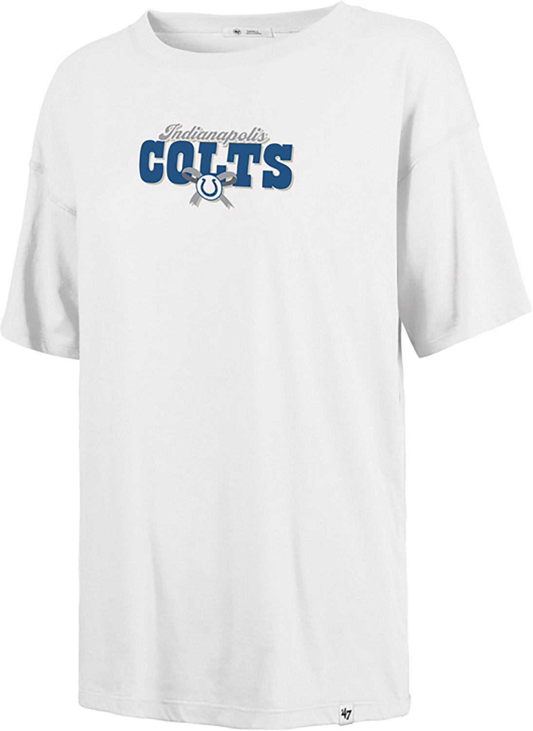 '47 Women's Indianapolis Colts Bow and Banners Backer Sadie Short Sleeve T-shirt