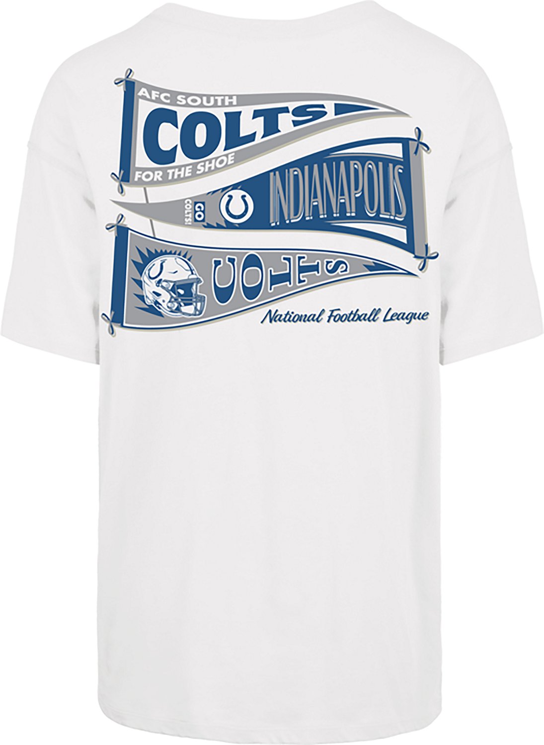 '47 Women's Indianapolis Colts Bow and Banners Backer Sadie Short Sleeve T-shirt - view number 2
