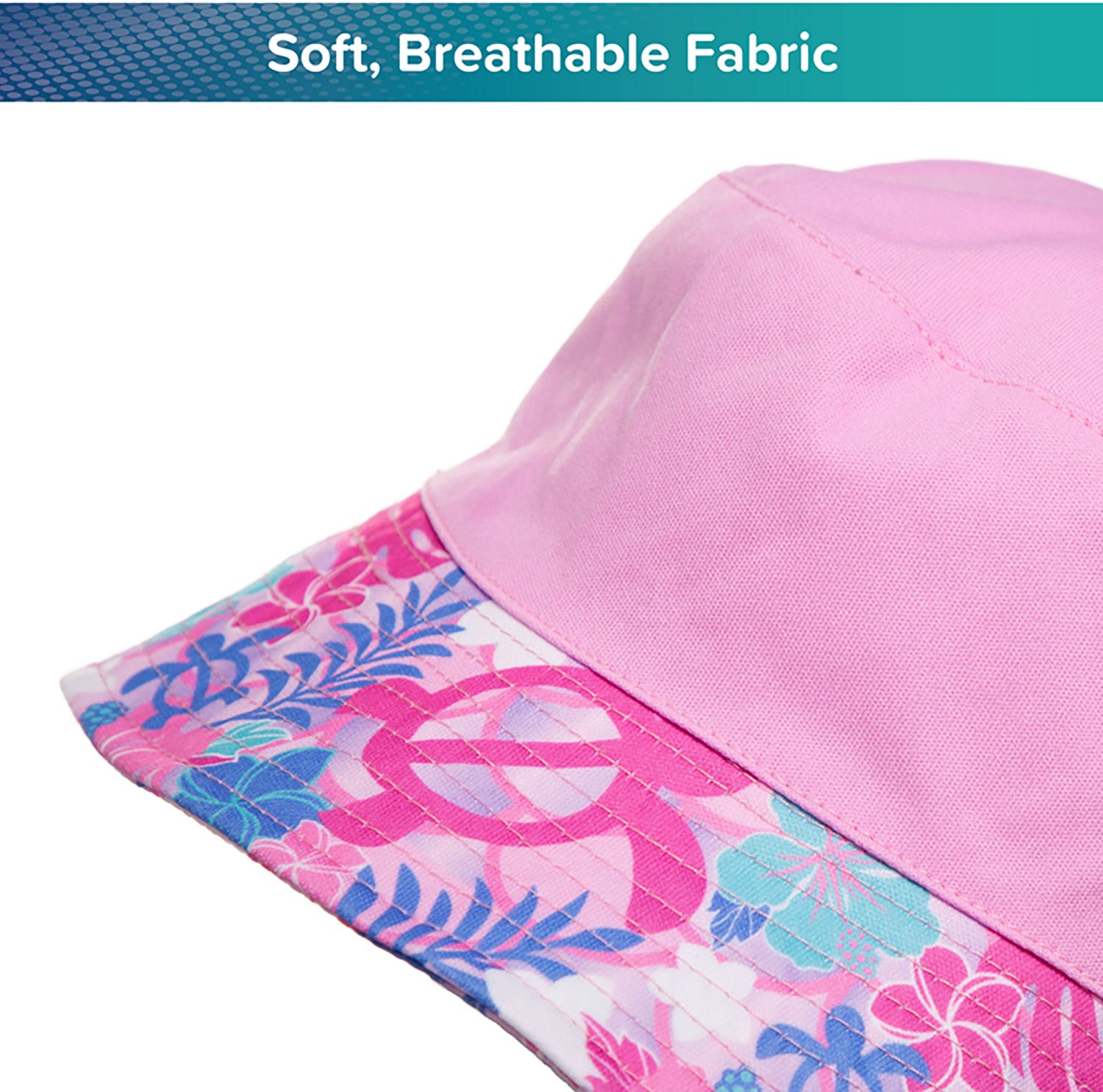 Aqua Leisure Girls’ Pink Turtles Bucket Hat - view number 4