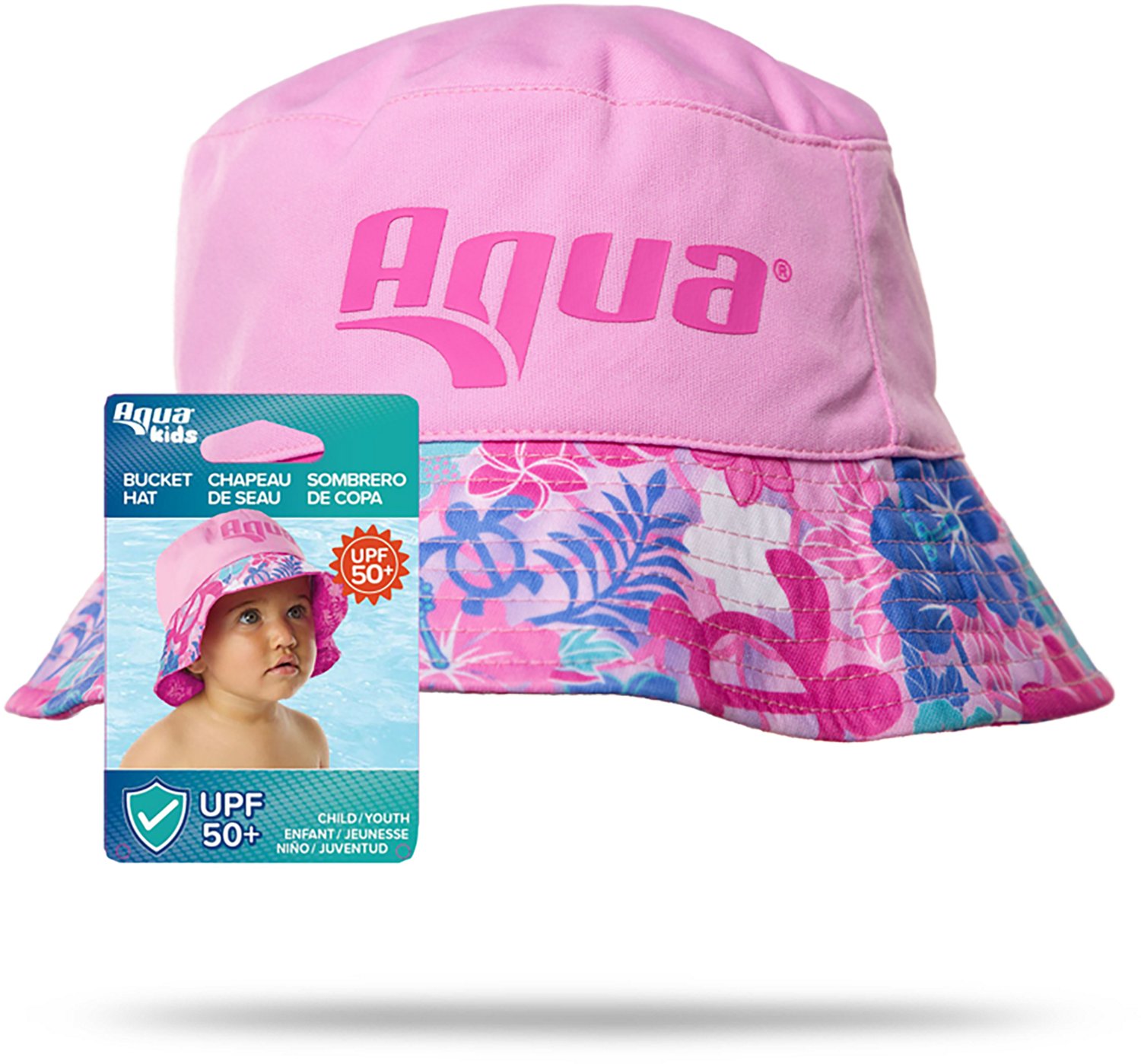 Aqua Leisure Girls’ Pink Turtles Bucket Hat - view number 6