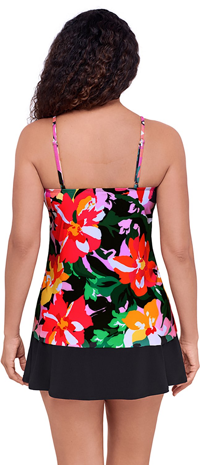 American Beach Women's Sunny Delight High Low Flounce Tankini - view number 2
