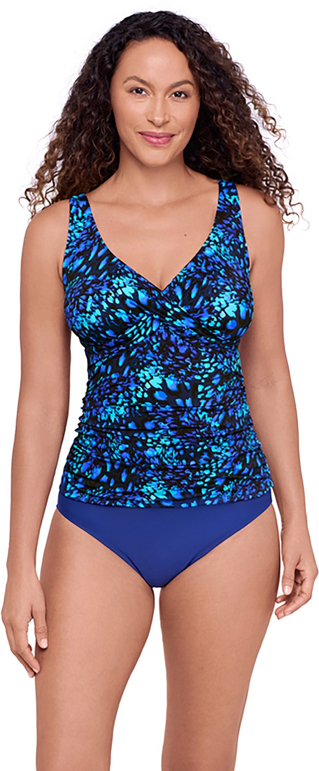 American Beach Women's Wild Whimsy Crossover Tankini