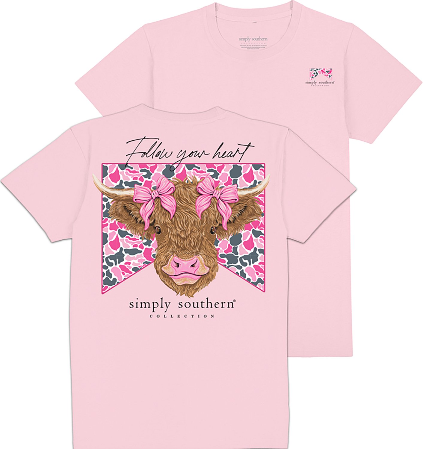 Simply Southern Women's Follow Your Heart Graphic T-shirt - view number 4