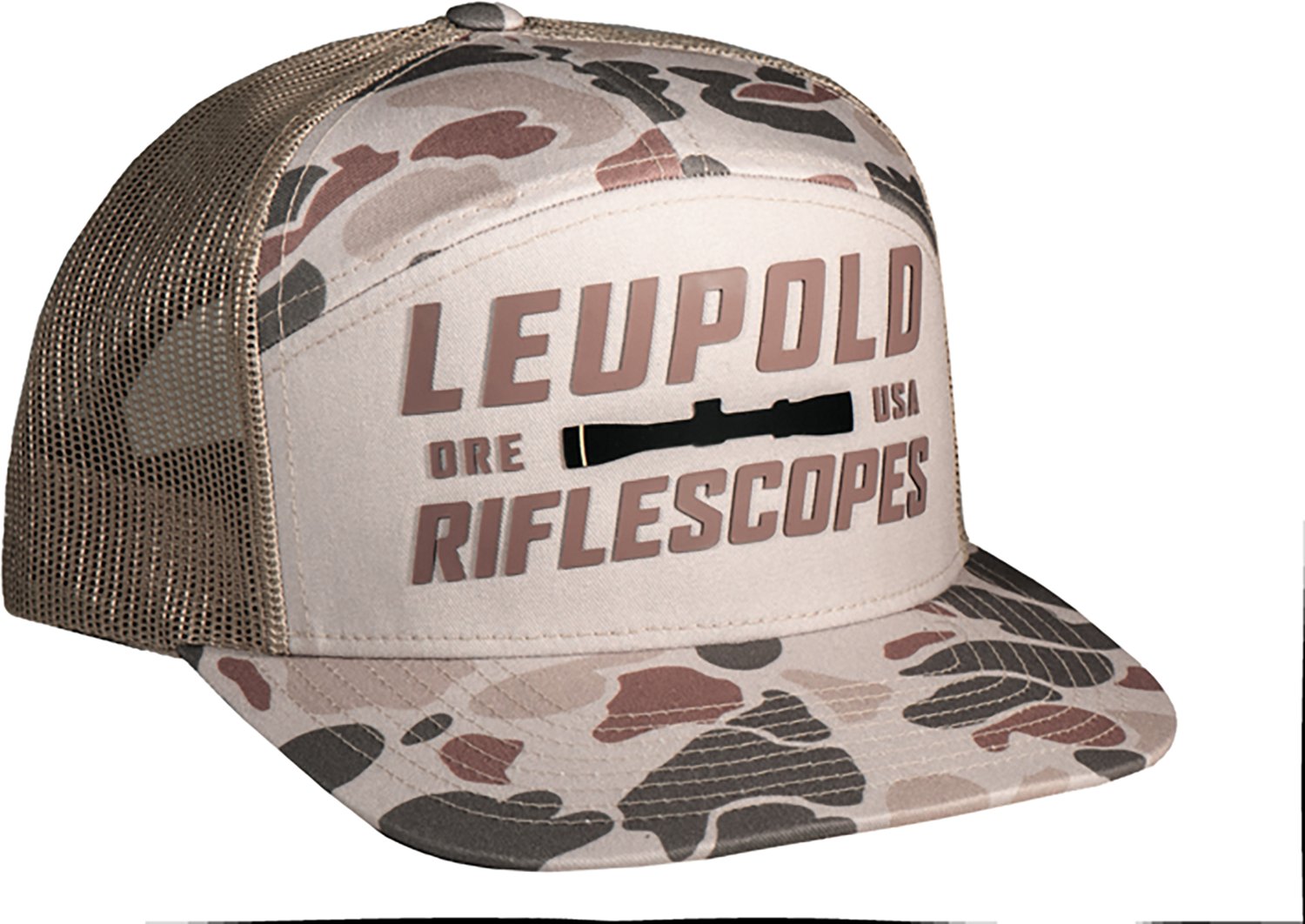 Leupold Men's Riflescopes 7 Panel Trucker Cap