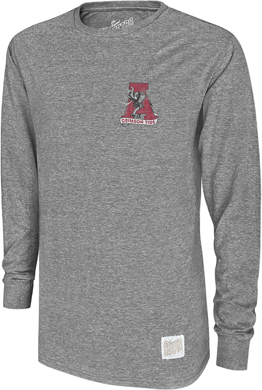 Retro Brand Men's University of Alabama Round Vault DS Long Sleeve Graphic T-shirt - view number 2