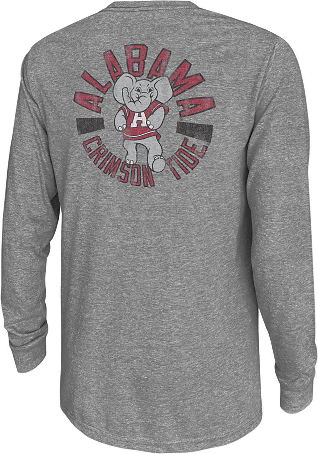 Retro Brand Men's University of Alabama Round Vault DS Long Sleeve Graphic T-shirt - view number 3