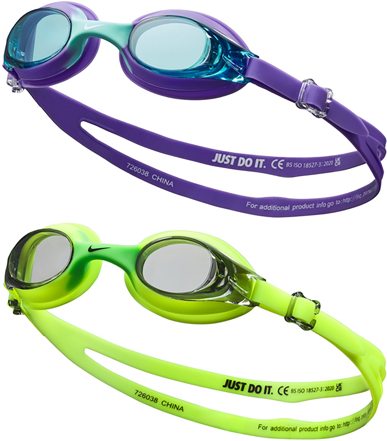 Nike Kids' Lil Swoosh Goggles 2-Pack