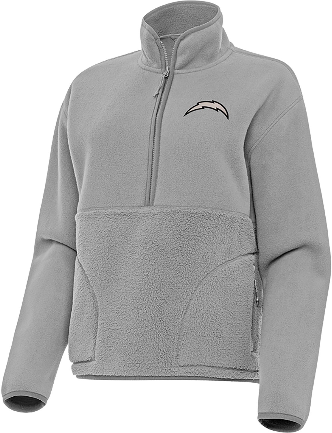 Antigua Women's Los Angeles Chargers Figure 1/2-Zip Pullover Top