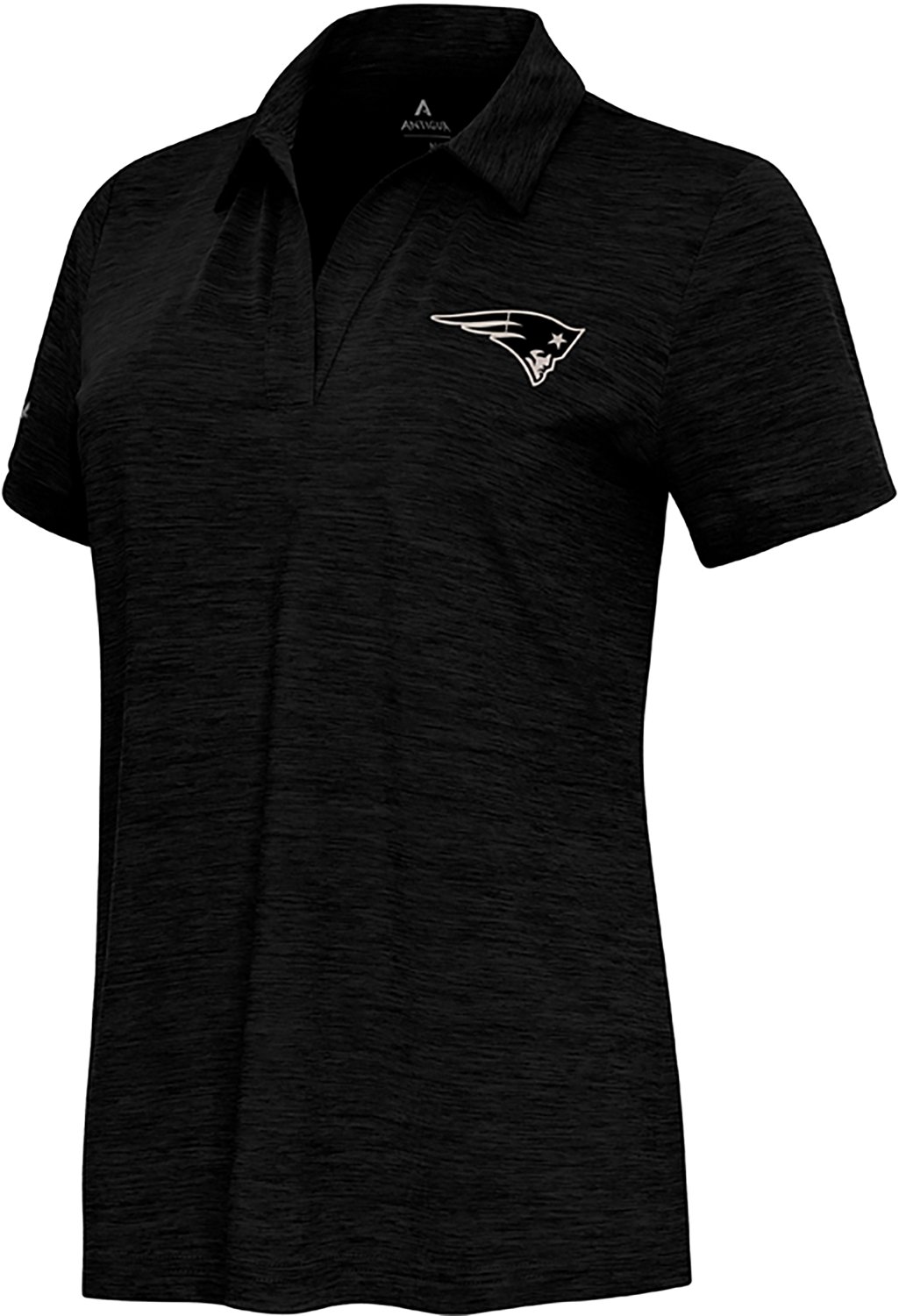 Antigua Women's New England Patriots Layout V-neck Polo Shirt
