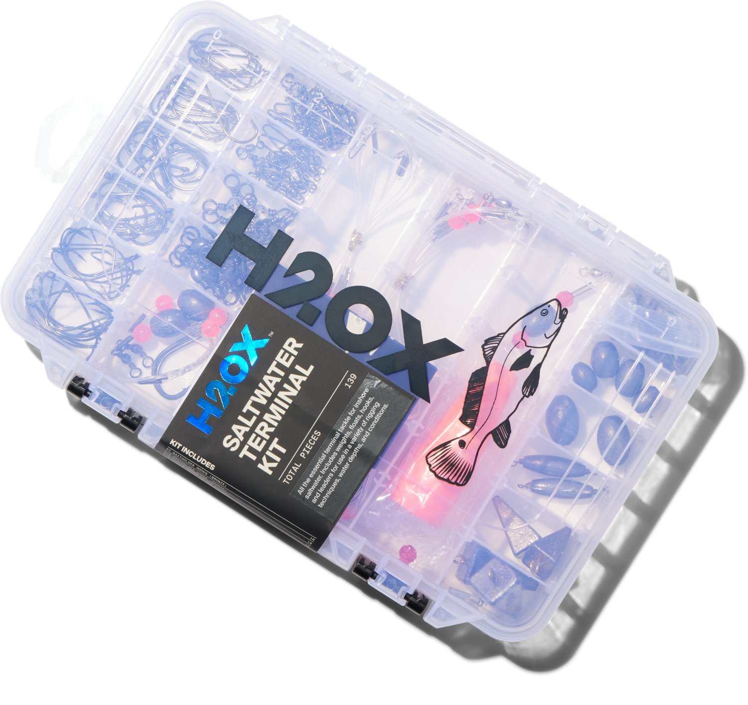 H2OX Saltwater 139-Piece Terminal Tackle Kit