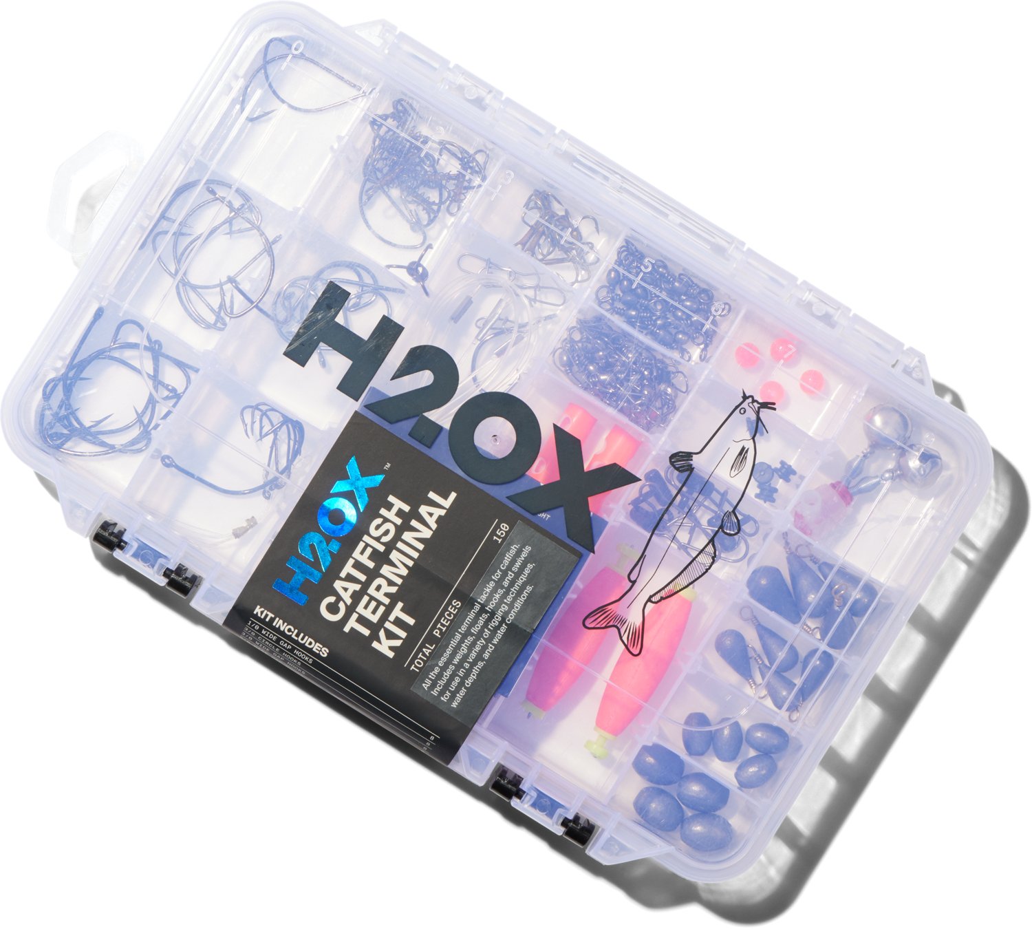 H2OX 150-Piece Catfish Terminal Tackle Kit