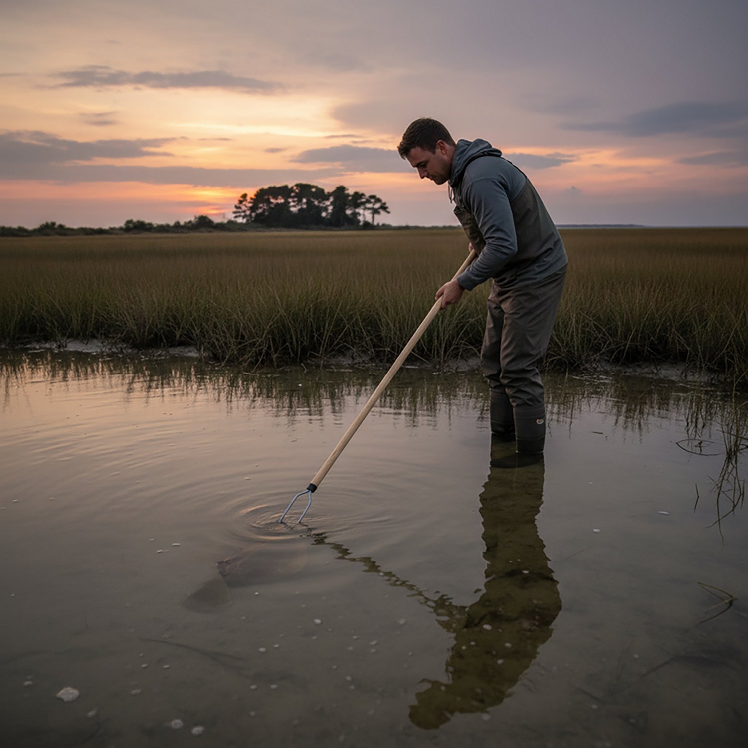 O&H Mfg. Double-Pronged Flounder Gig                                                                                             - view number 2
