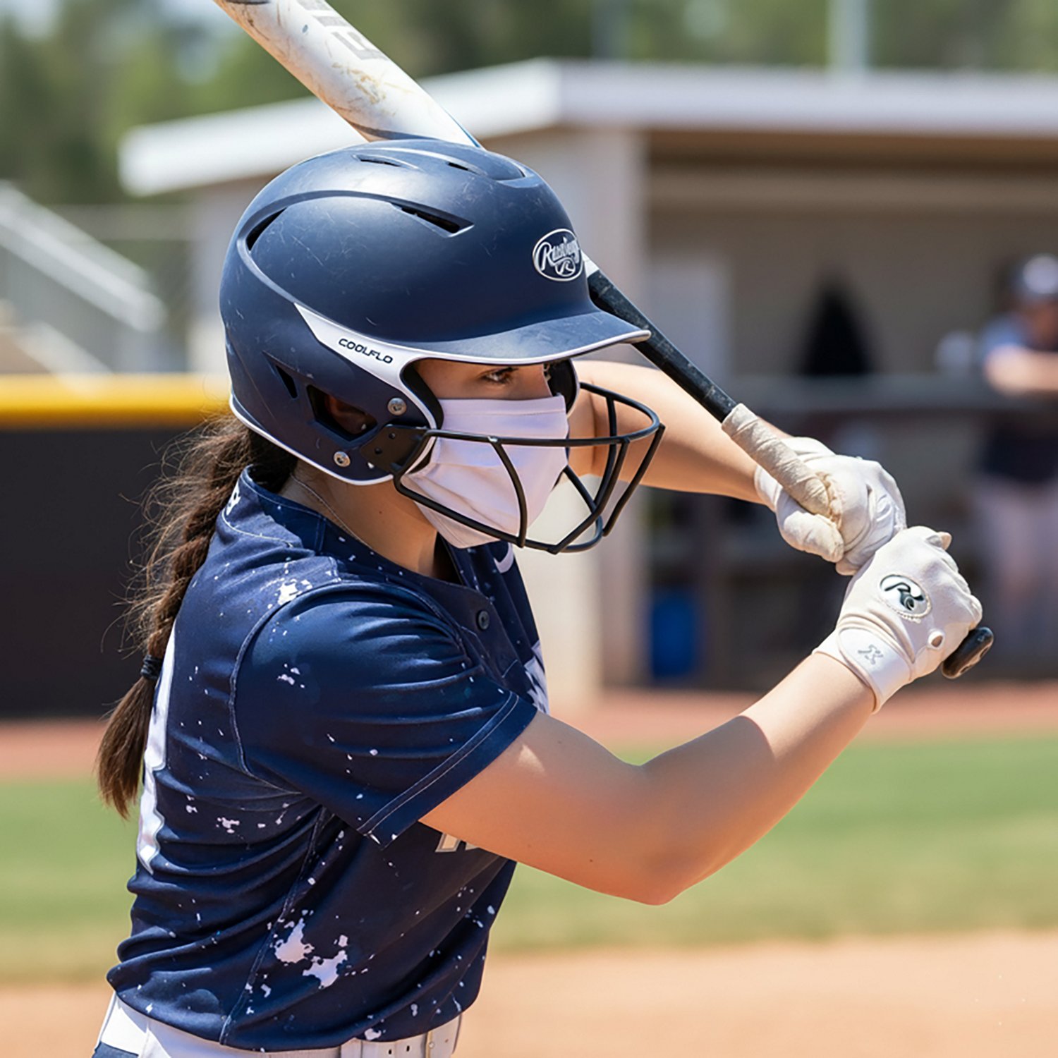 Rawlings Adults' Batting Helmet Wire Face Guard - view number 2