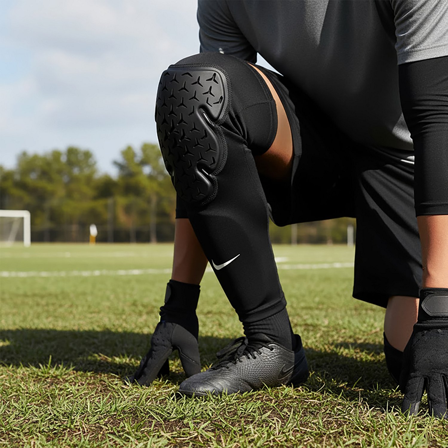 Nike Adults' Nike Pro Strong Leg Sleeves                                                                                         - view number 2