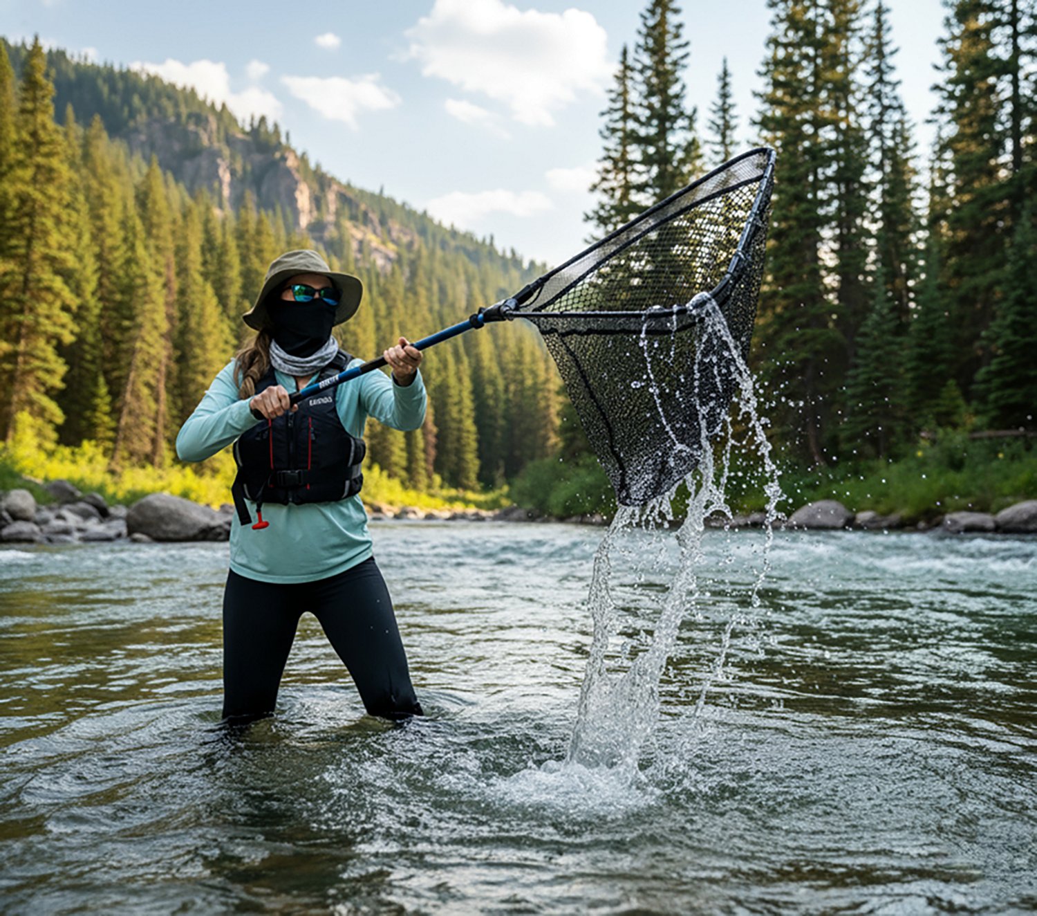 H2OX Ultralight Extendable Kayak Net - view number 3