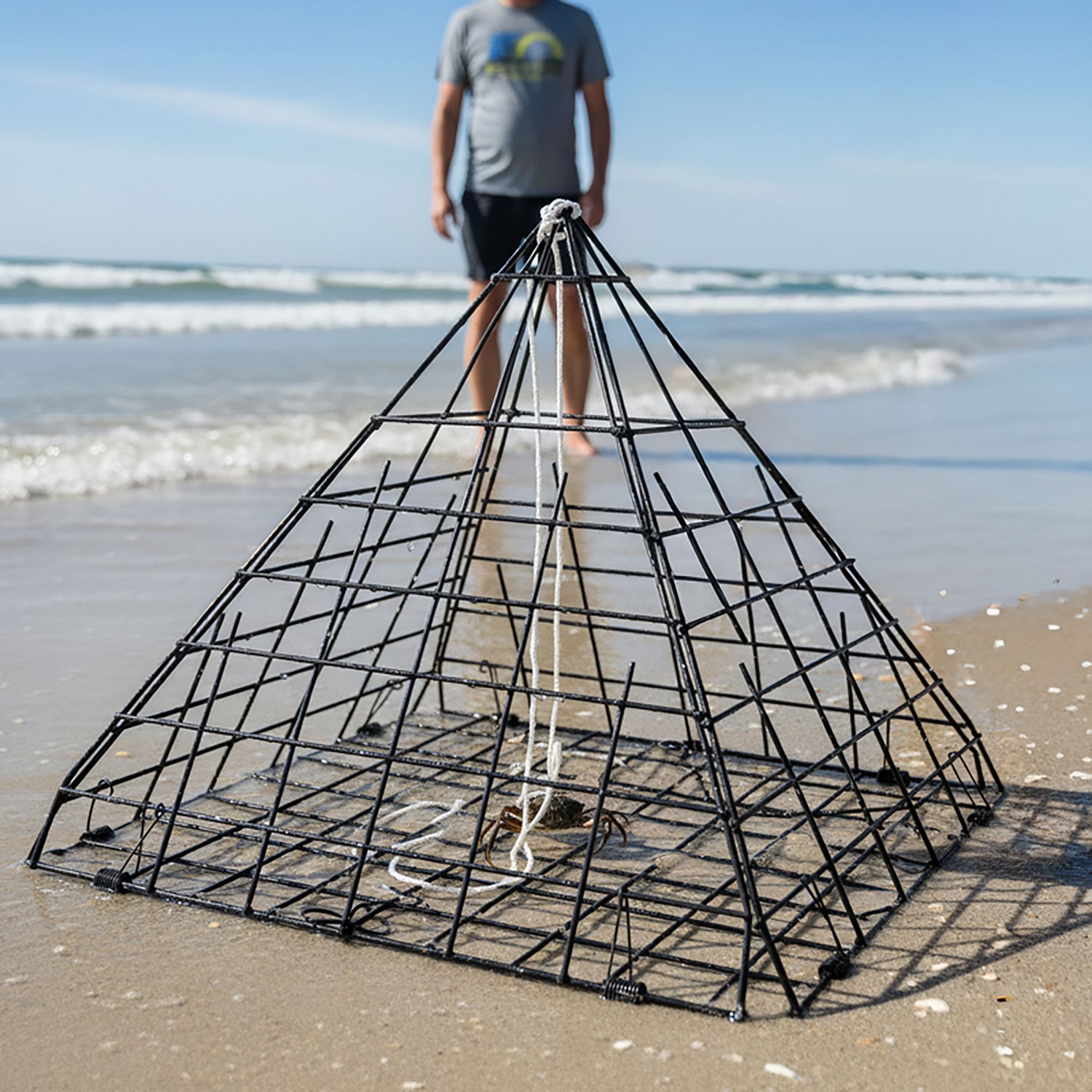 Eagle Claw 6-Pack Crab Traps - Saltwater & Freshwater Fishing Pots (10160-002) Brand New
