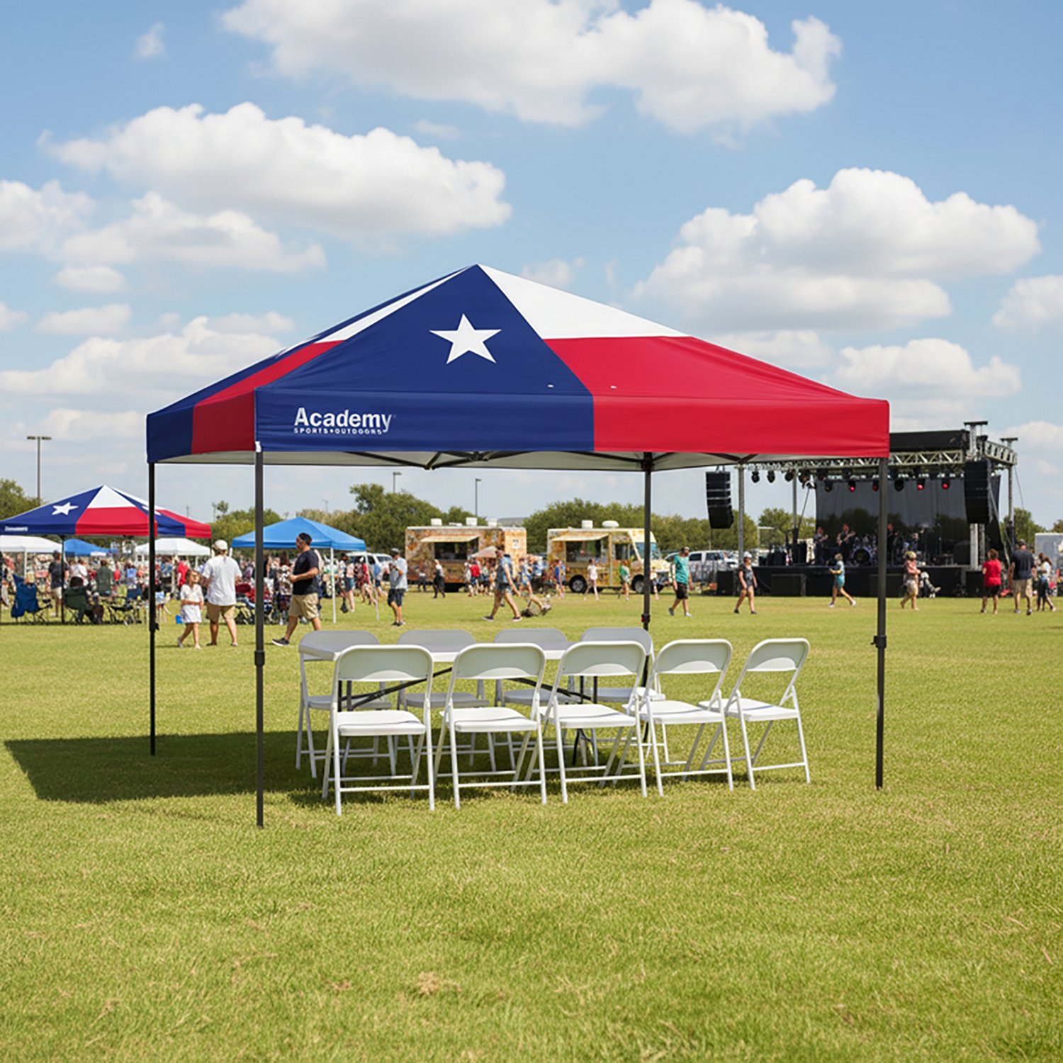 Academy Sports + Outdoors One Push 10 ft x 10 ft Texas Straight Leg Canopy - view number 8