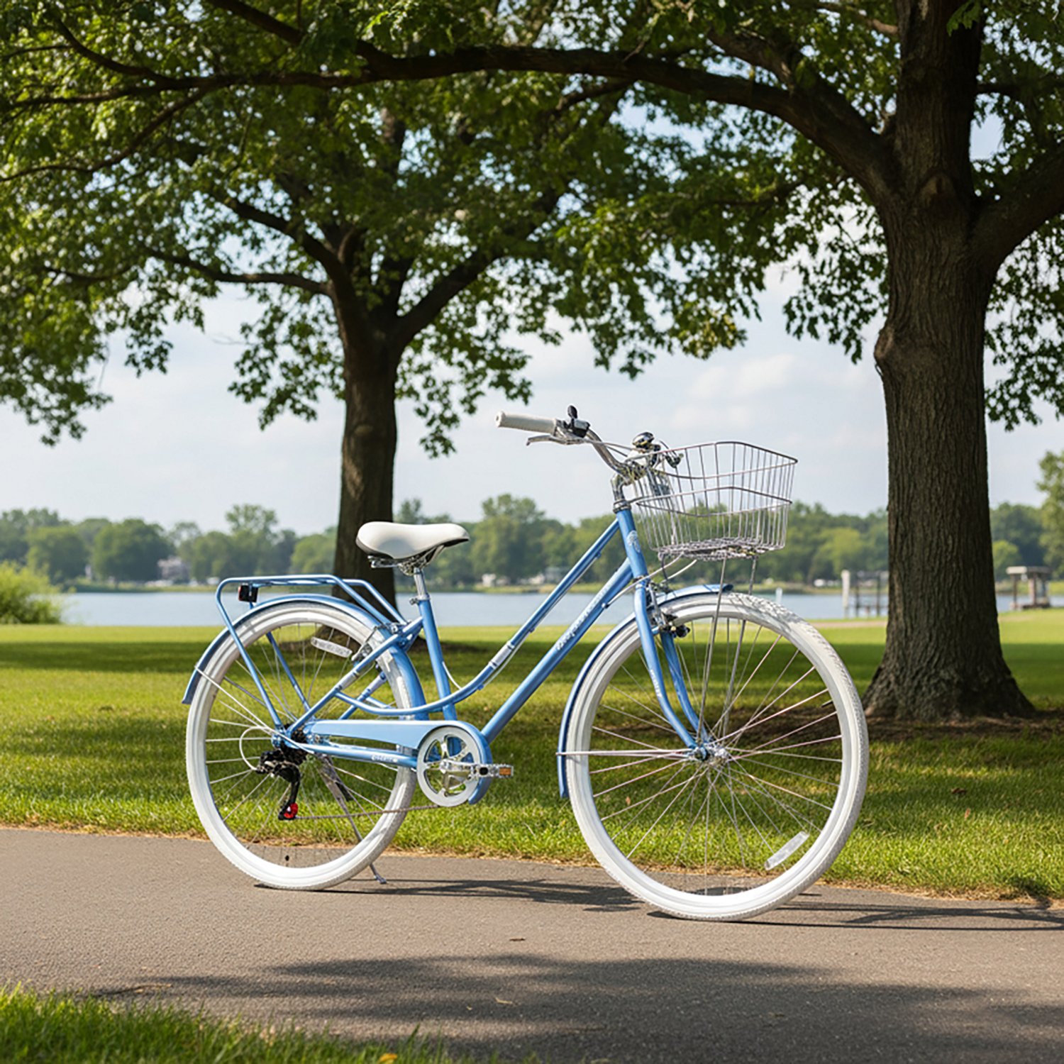 Ozone 500 Adults' Bayshore 700c 7-Speed Bike