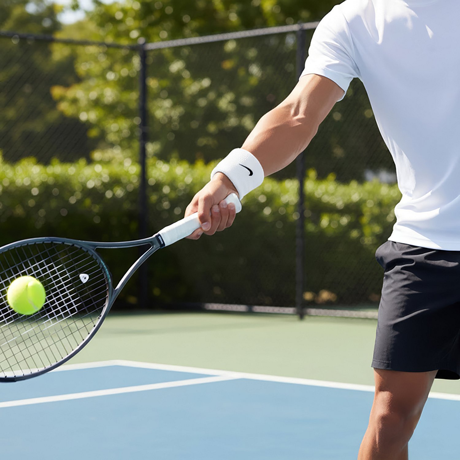 Nike Swoosh Classic Doublewide Wristbands 2-Pack - view number 2