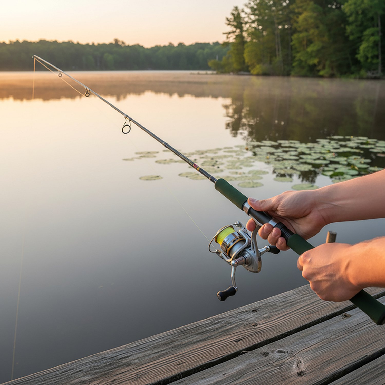 B 'n' M Bucks 14' L Freshwater Jig Pole - view number 2