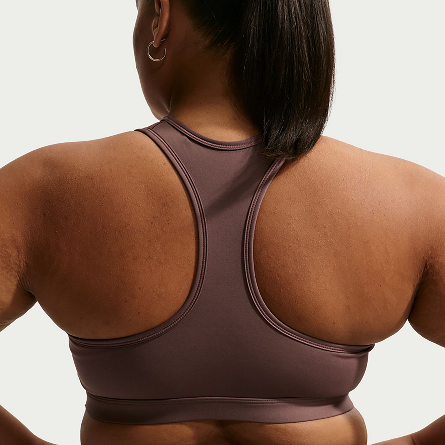 Nike Women's Dri-FIT Swoosh Medium Support Plus Size Sports Bra - view number 4