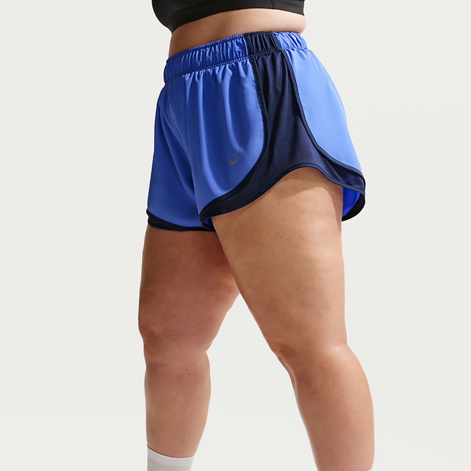 Nike Women's Tempo Dri-FIT Mid Rise Plus Size Running Shorts 3 in - view number 4