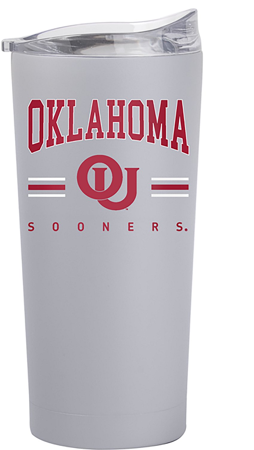 Logo Brands Oklahoma 20 oz Powder Coat Tumbler - view number 2