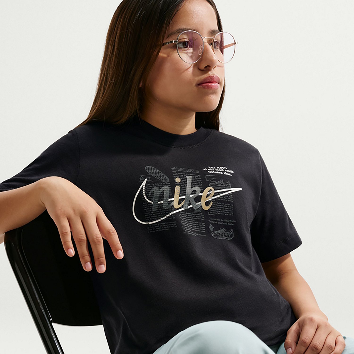 Nike Boys' Sportswear Club Script T-shirt - view number 5