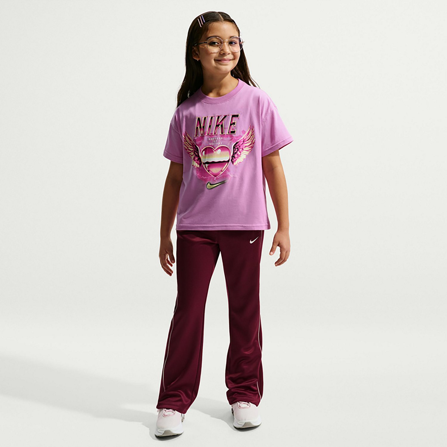 Nike Girls' Sportswear Boy Mystical Graphic T-shirt