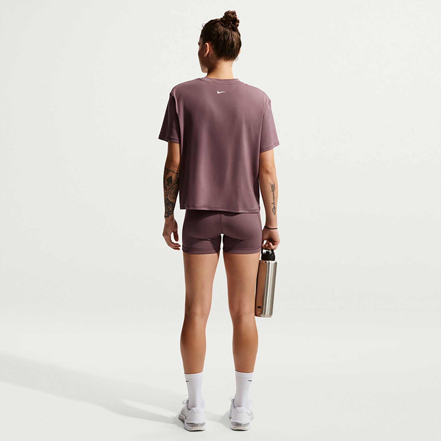 Nike Women's Nike Pro Dri-FIT Mid-Rise Biker Shorts 3 in. - view number 2