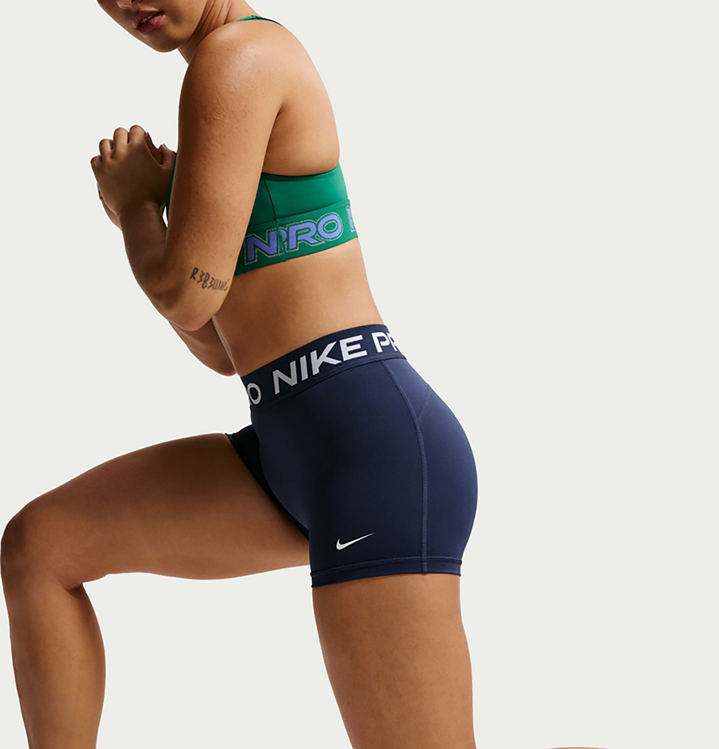 Nike Women's Nike Pro Dri-FIT Mid-Rise Biker Shorts 3 in. - view number 5