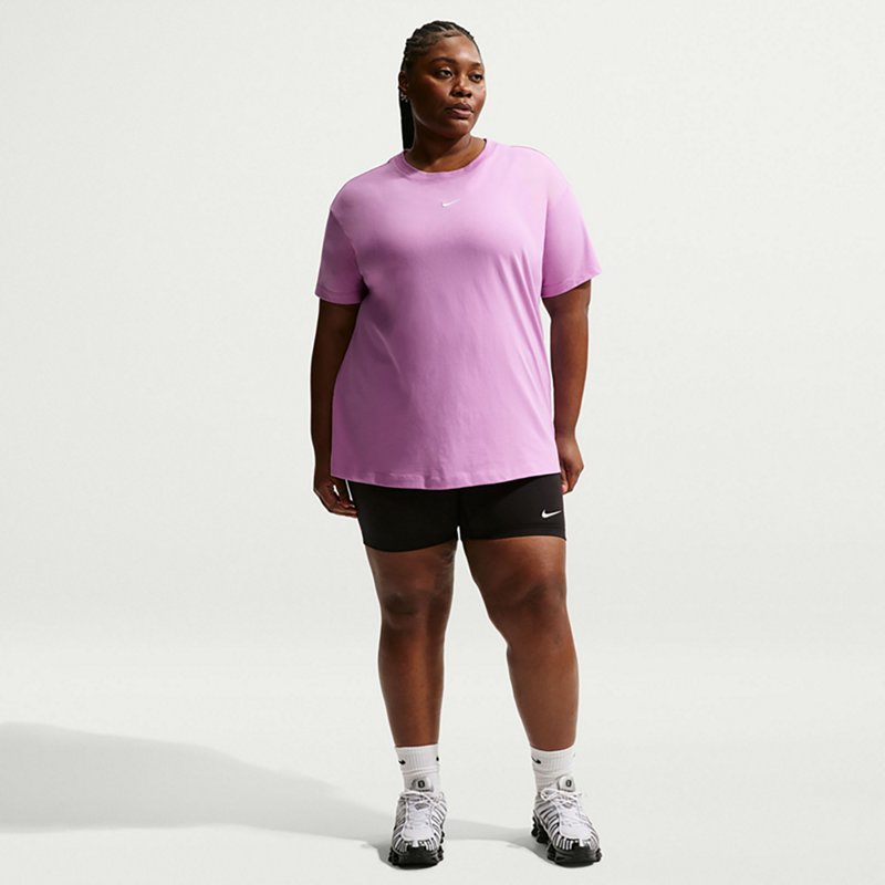 Nike Plus Size Sportswear Oversized Short-Sleeve T-Shirt - Light Magenta