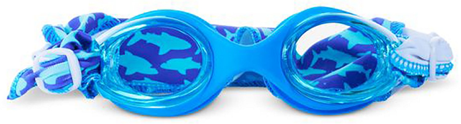 Aqua2ude Kids' Fabric Strap Shark Swim Goggles - view number 2