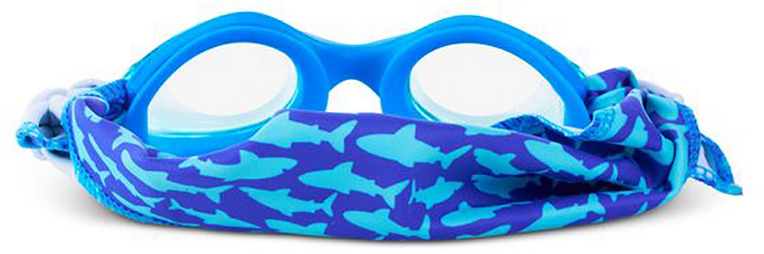 Aqua2ude Kids' Fabric Strap Shark Swim Goggles - view number 3