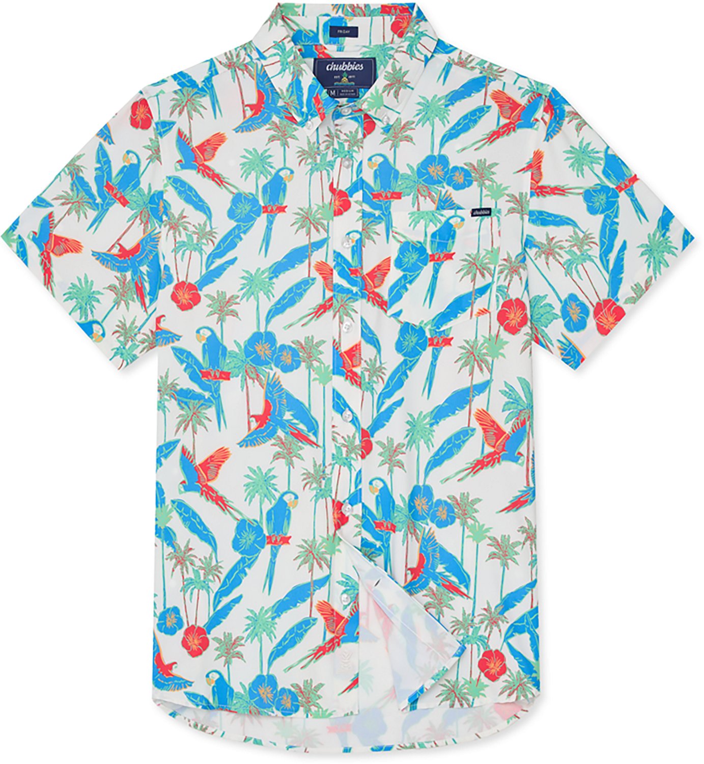 Chubbies Men's The Flock Party Performance Friday Shirt