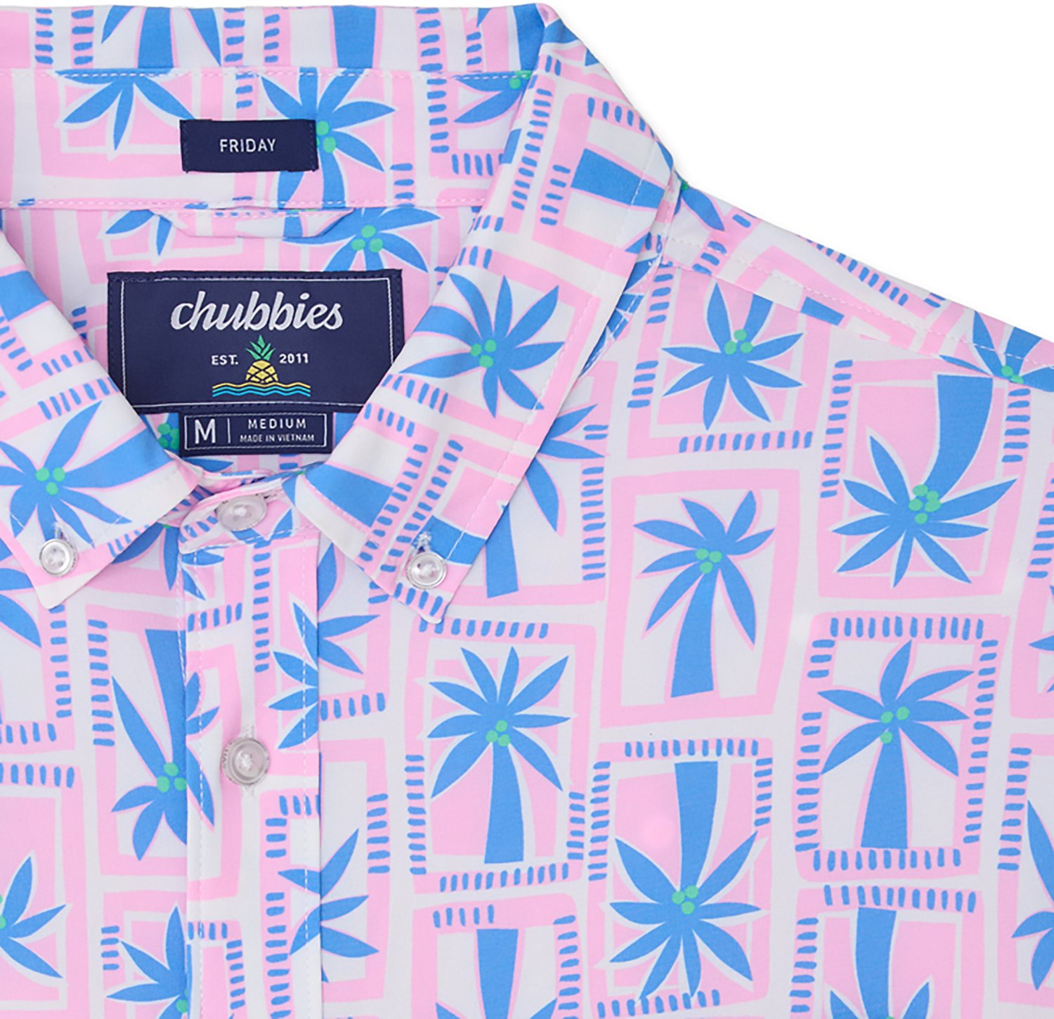 Chubbies Men's The Miami Mosaic Performance Friday Shirt - view number 2