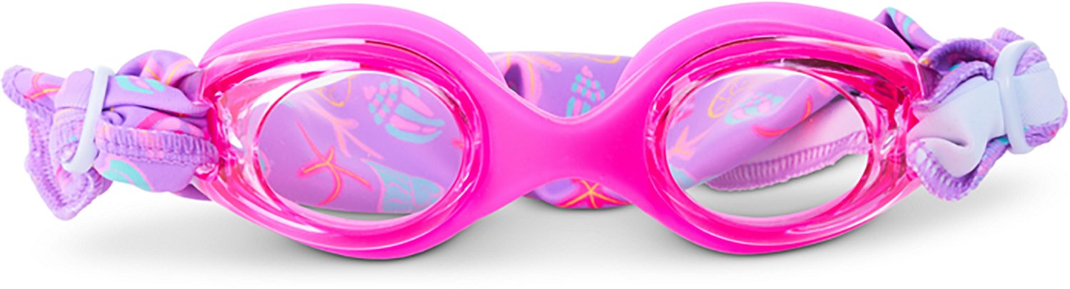 Aqua2ude Kids' Fabric Strap Shell Swim Goggles