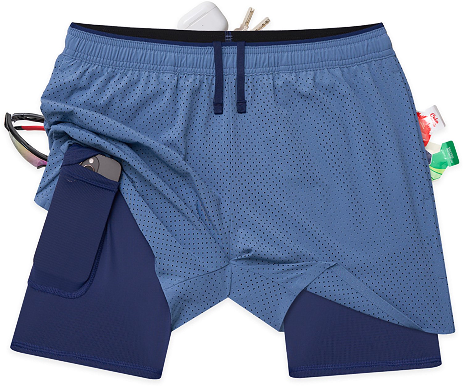 Chubbies Men's The Slate Skies Blocked Ultimate Training Shorts 5.5 in - view number 2