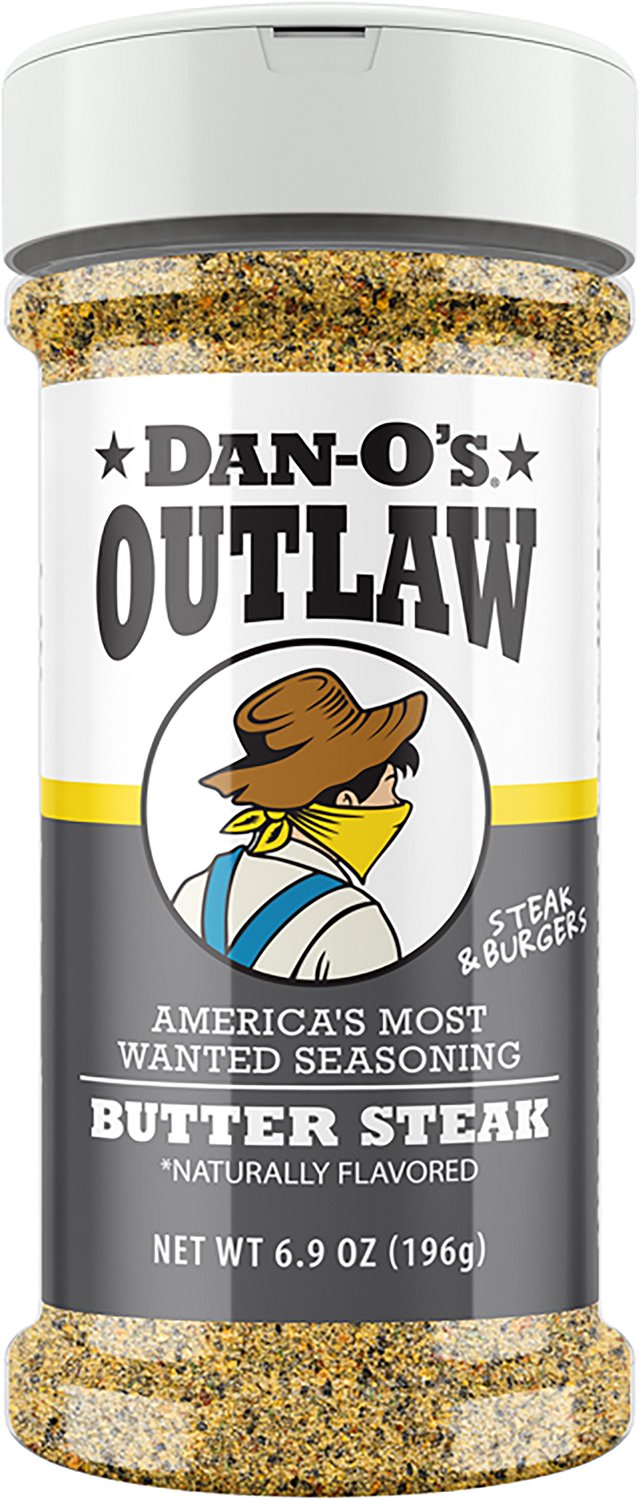 Dan-O's Outlaw 6.9 oz Butter Steak Seasoning