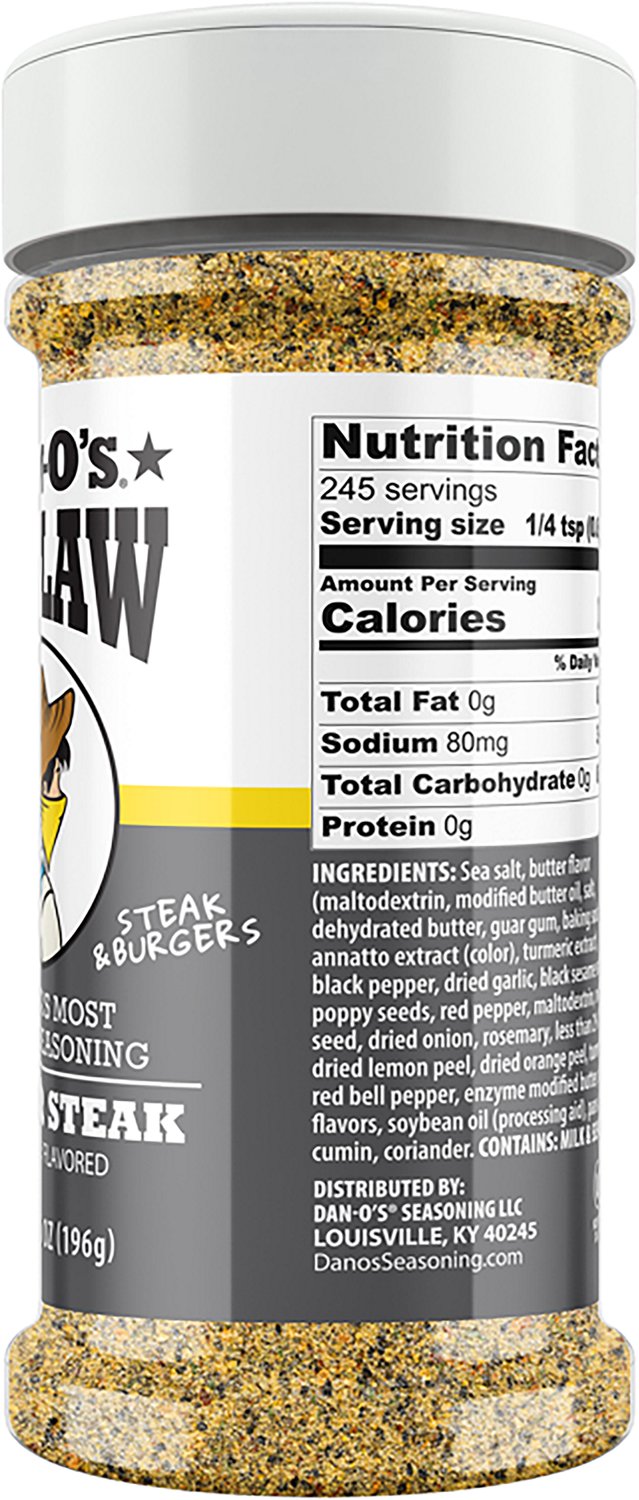 Dan-O's Outlaw 6.9 oz Butter Steak Seasoning - view number 2