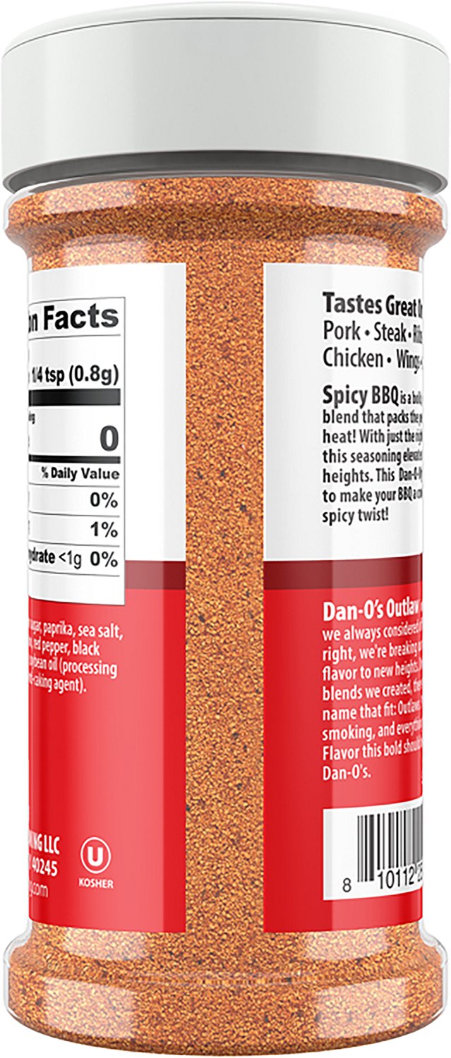 Dan-O's Outlaw 6.9 oz Spicy BBQ Seasoning - view number 3