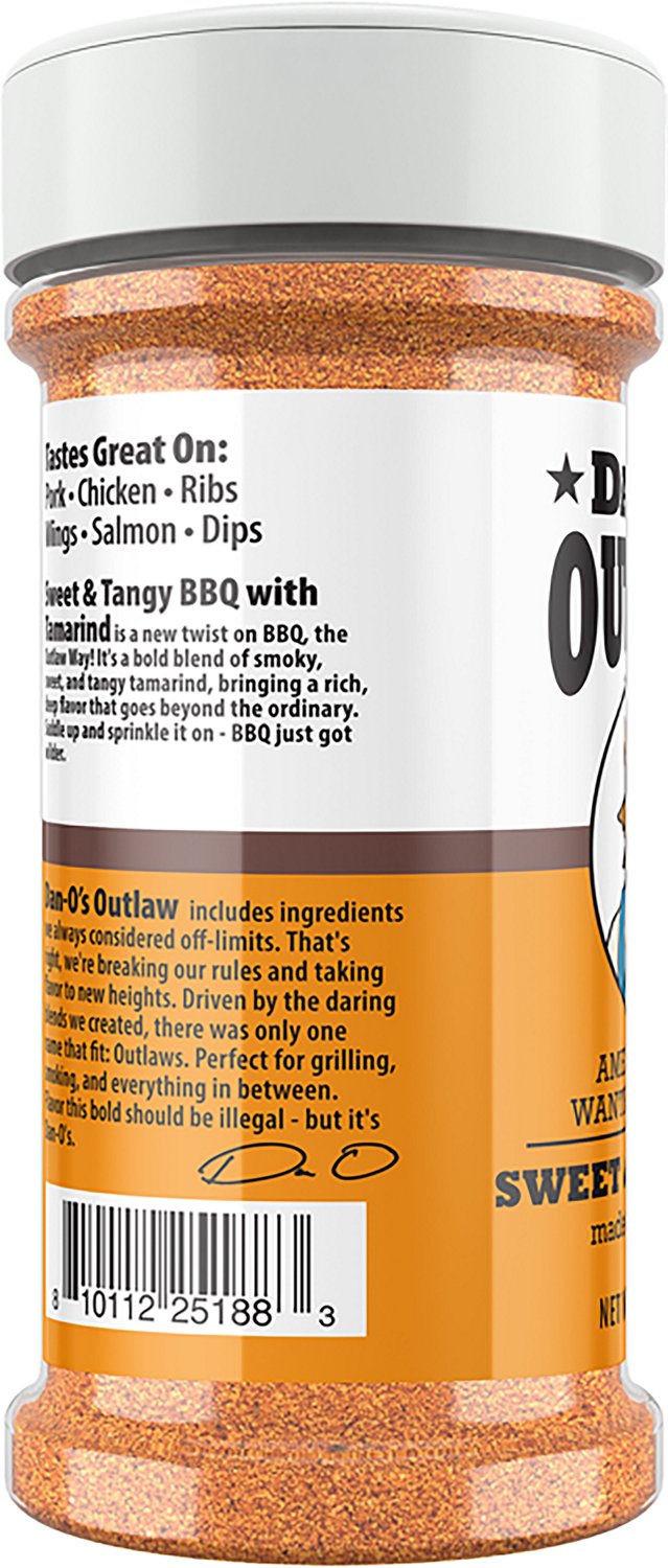 Dan-O's Outlaw 8.5 oz Sweet & Tangy BBQ Seasoning - view number 4