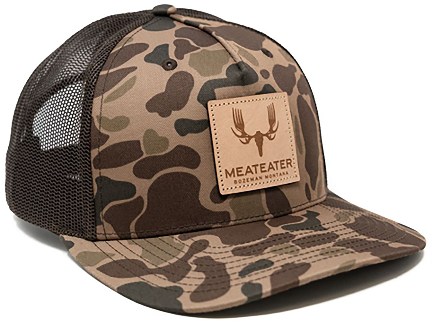 MEATEATER Men's Patch Camo Trucker Cap