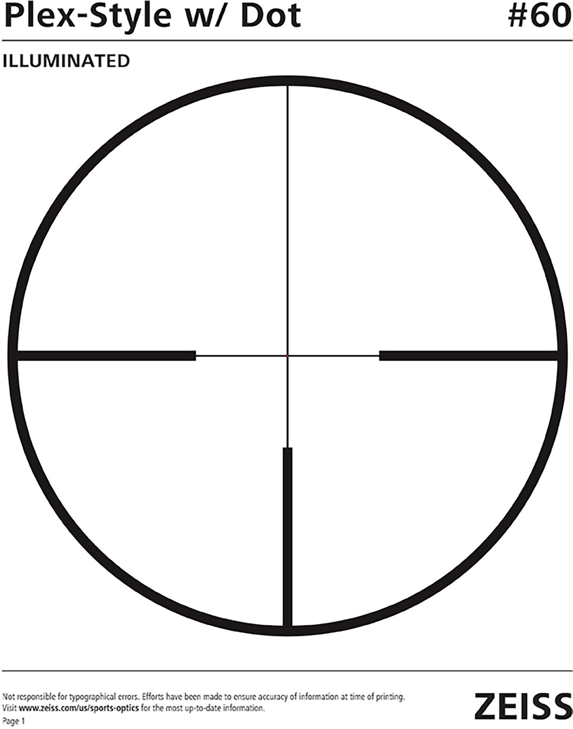 Zeiss V8 Plex Reticle 1.1-8 x 24 Riflescope - view number 5