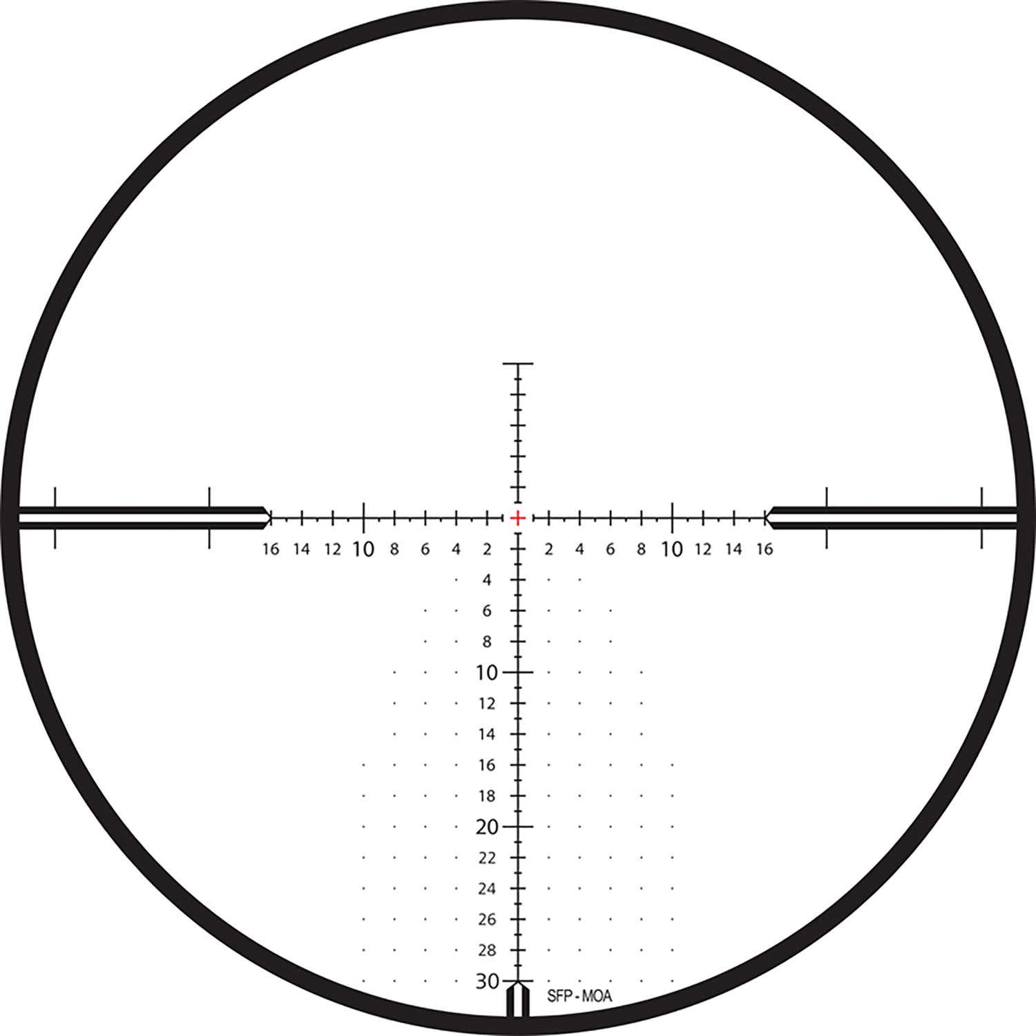 Zeiss Conquest V4 ZMOAi-T30 Illuminated Reticle Ext. Locking Wind 4-16 x 50 Riflescope - view number 4