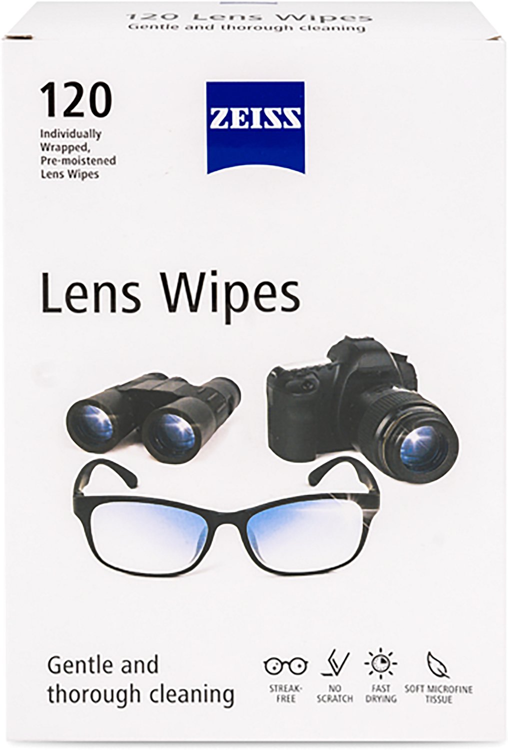 Zeiss Lens Wipes 120-Count Box
